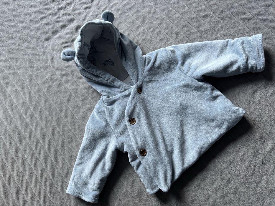 bluza niemowlęca błękitna polar