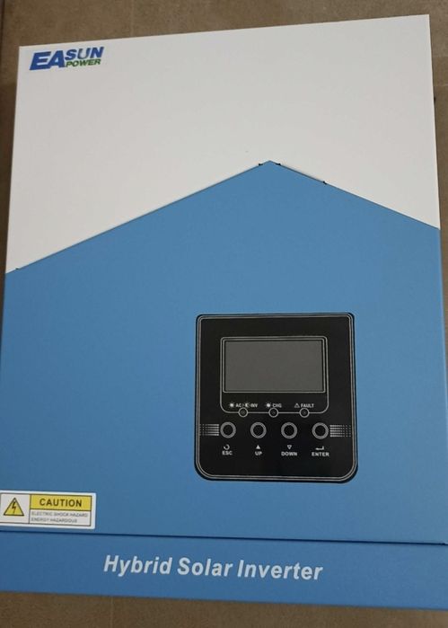Гібридний сонячний інвертор EASUN 3000BA/2400W 24В Чиста синусоїда