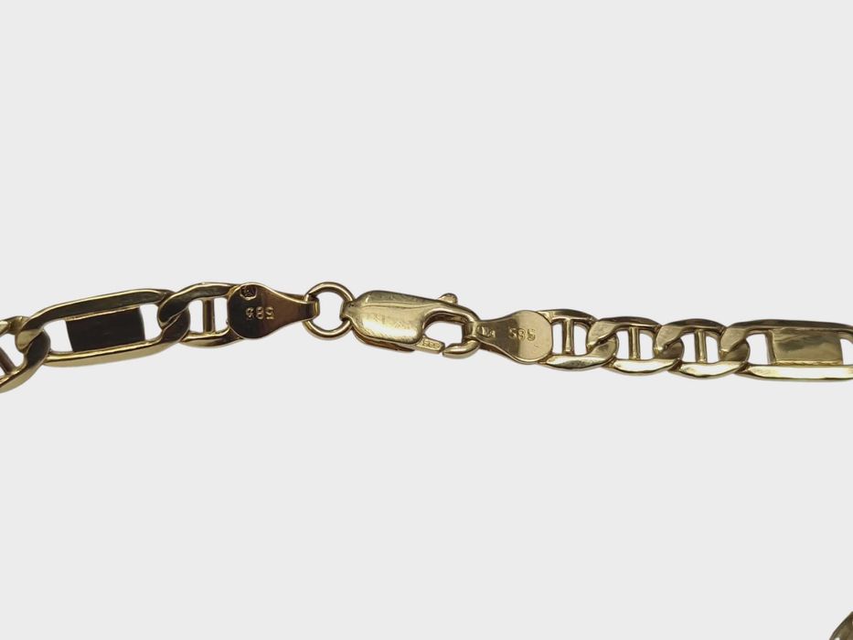 Piękna złota bransoletka 5,94g p585 22cm