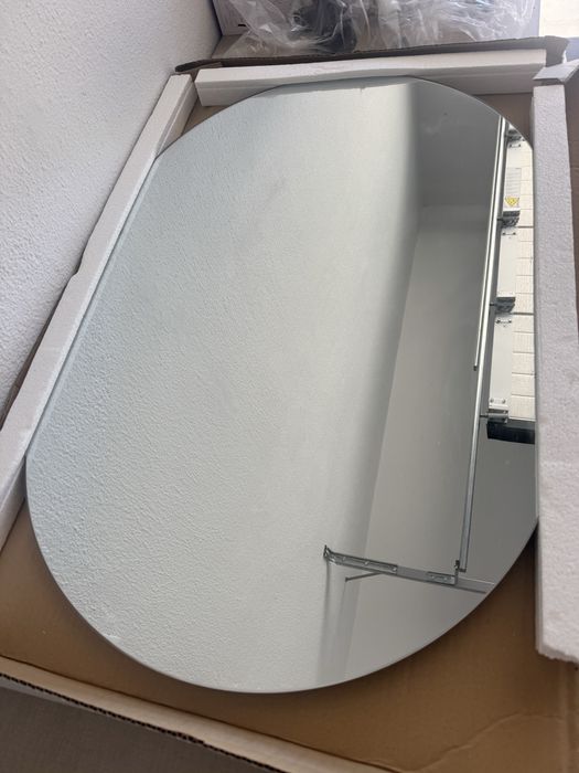 Espelho oval 80x56cm
