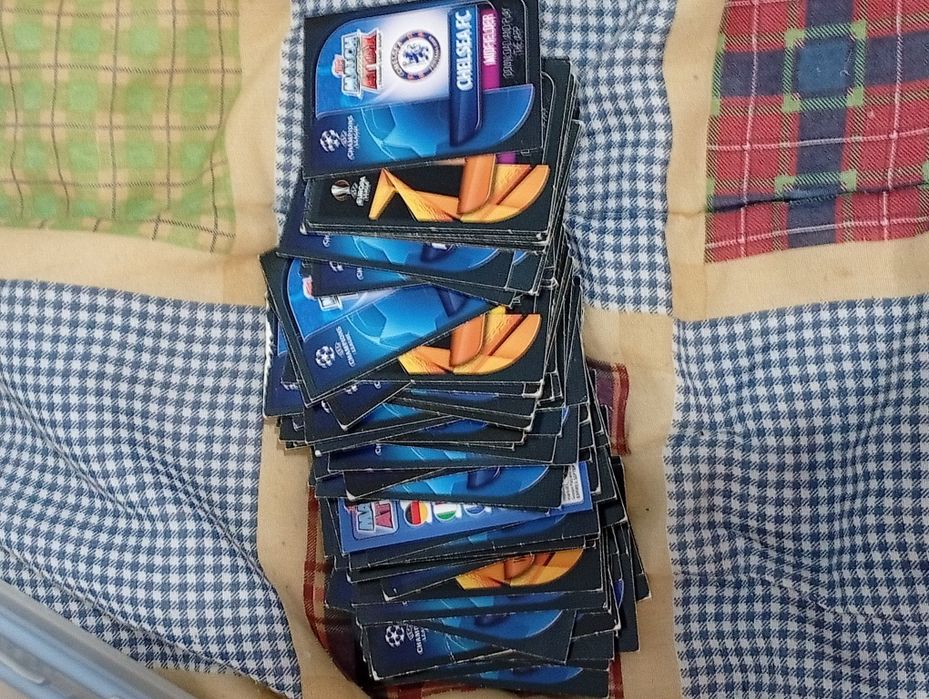 Conjunto de Vários cromos match attak Champions league