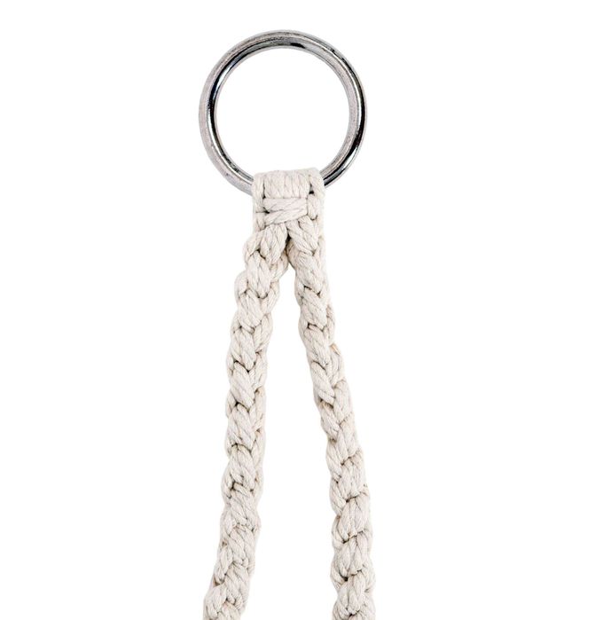 Huśtawka ogrodowa bocianie gniazdo krzesło wiszące togo kremowe