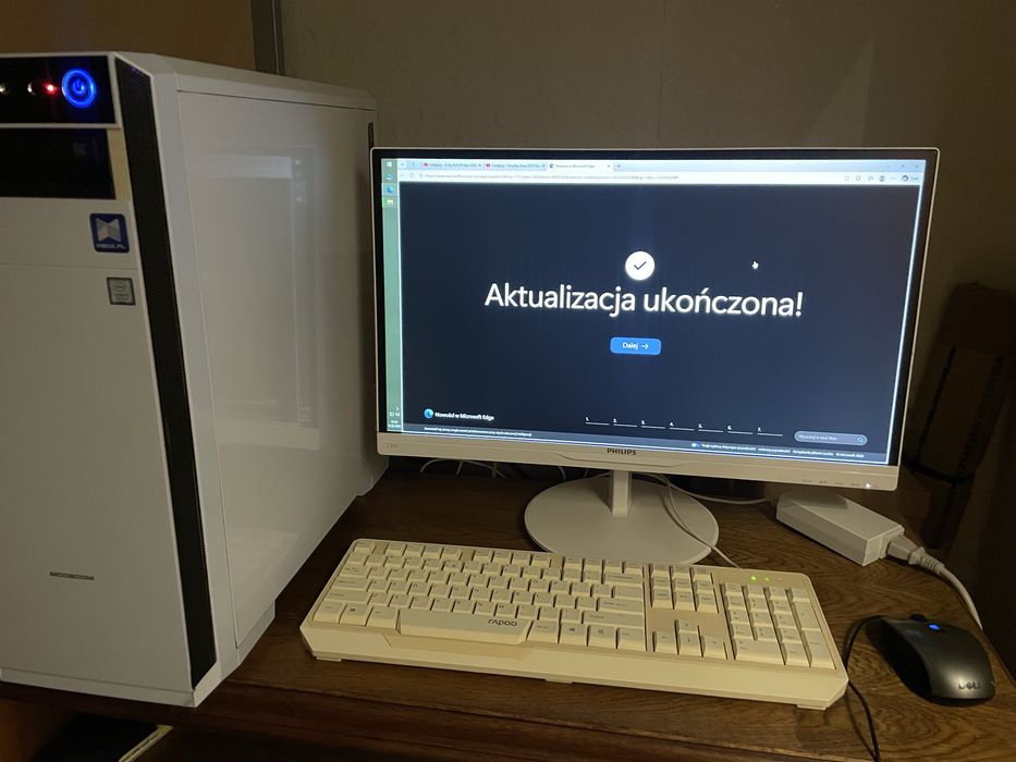 Kompletny komputer pc i5 biały