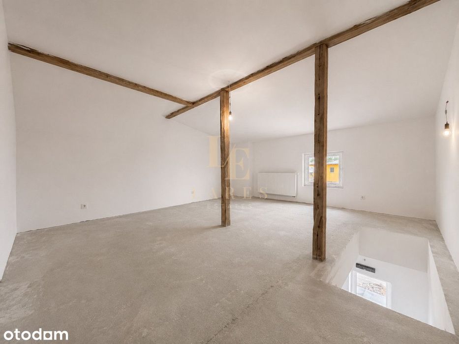 Dwupoziomowe 45,41 m² | Stan deweloperski