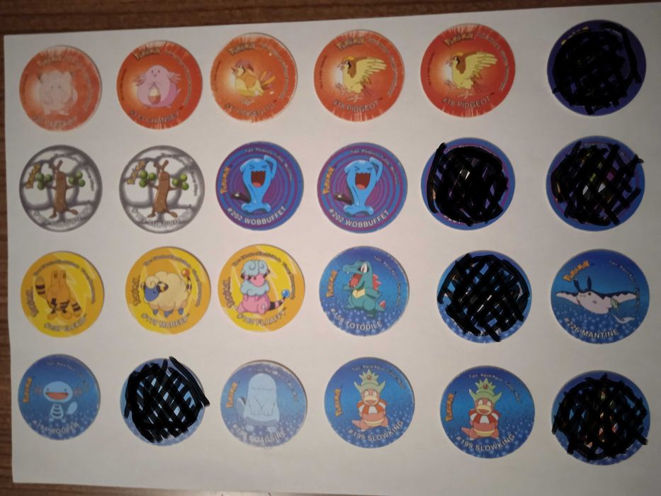 Pokémon Tazos Vários 1