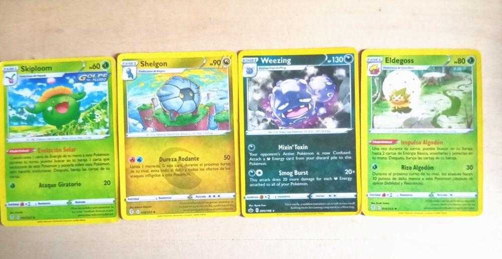 Cartas Pokémon 2021.