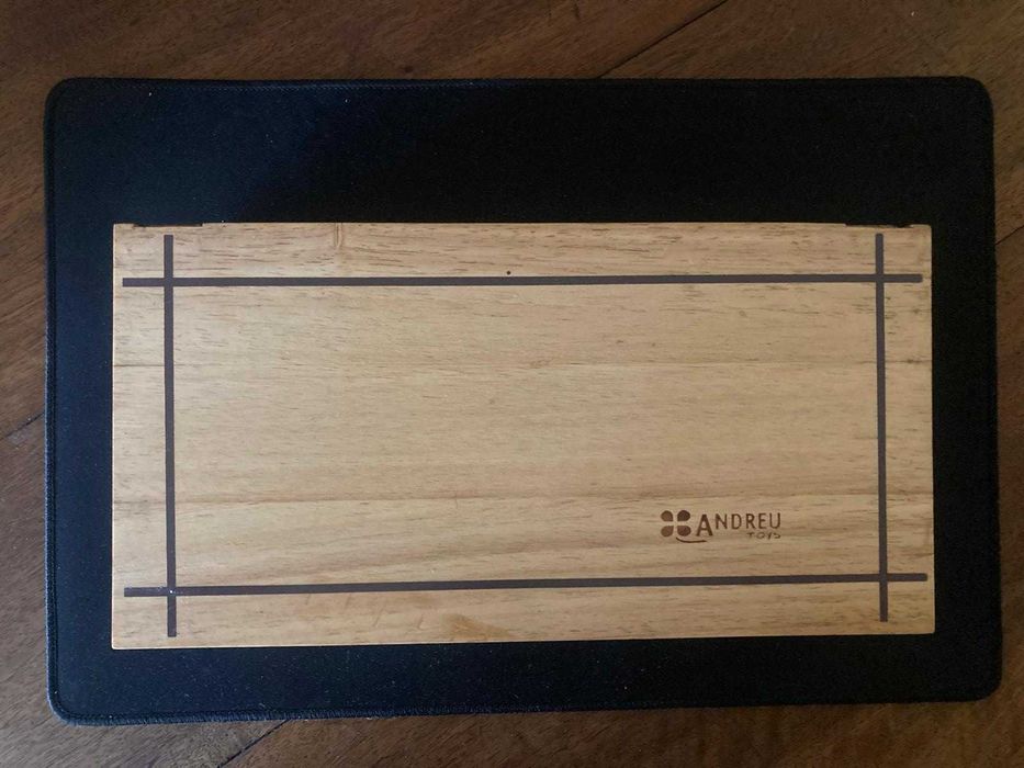 Tabuleiro de Xadrez em Madeira Dobrável com Peças – ANDREU TOYS