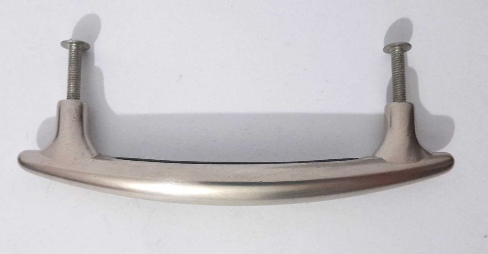Conjunto de 5 puxadores para móveis em inox (usados)