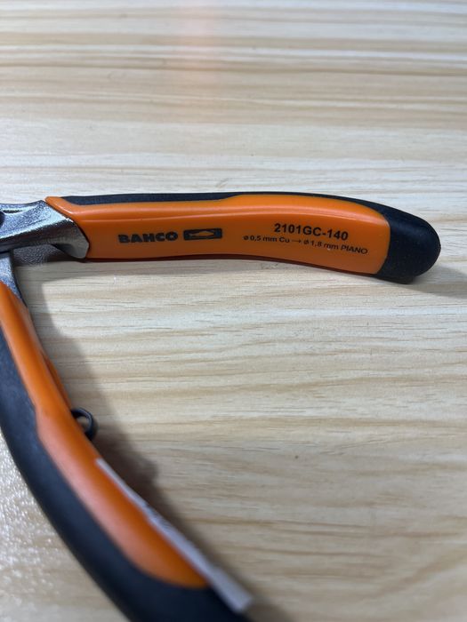 Nowe szczypce ucinaki boczne Bahco ERGO 2101GC-140 chromowane 140mm