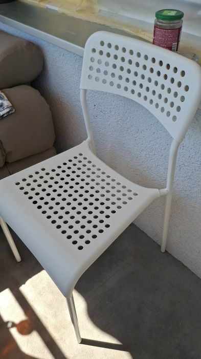 Stół metalowy + 2 krzesła ikea nowe balkon