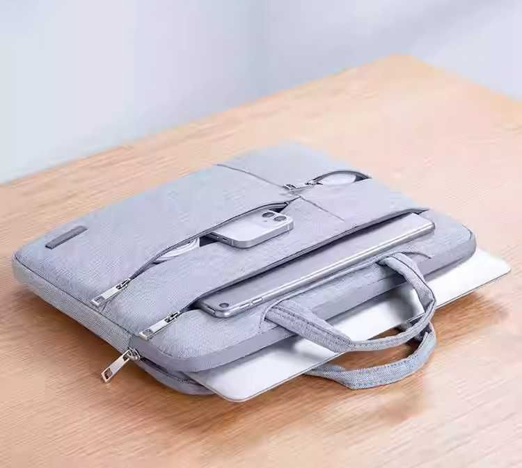 Чехол сумка для ноутбука Smartdevil до 16 дюймів, світлосіра, якість
