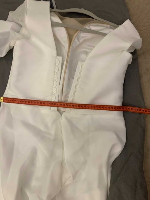 Весільна шифонова сукня. PLUS SIZE А-силует, бохо. Спинка на корсеті