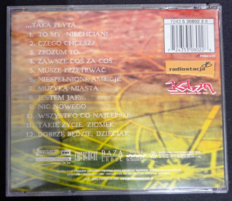 Molesta Ewenement …Taka Płyta Płyta CD Pierwsze wydanie 2000