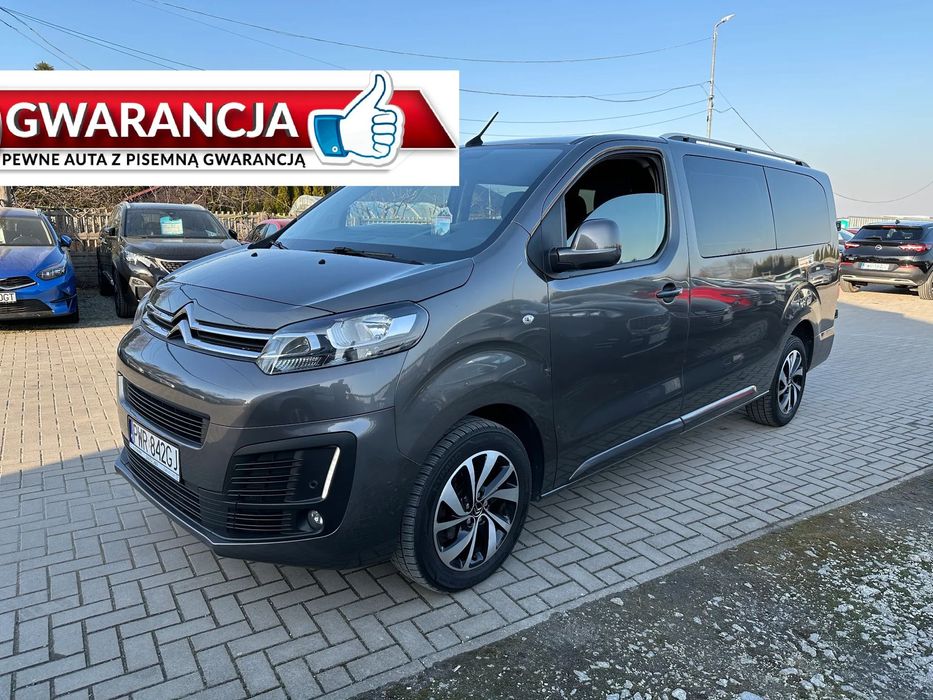 Citroën Jumpy Brygadówka  LONG L2H1 2.0d 177KM Automat Łopatki Gwarancja Zamiana Bezwypadkowy