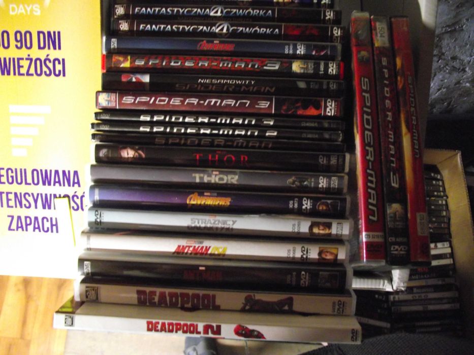 Marvel, Dc Comics, spiderman, wonder women, kolekcja dvd film