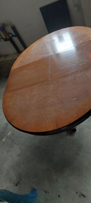 Stół okrągły rozkładany