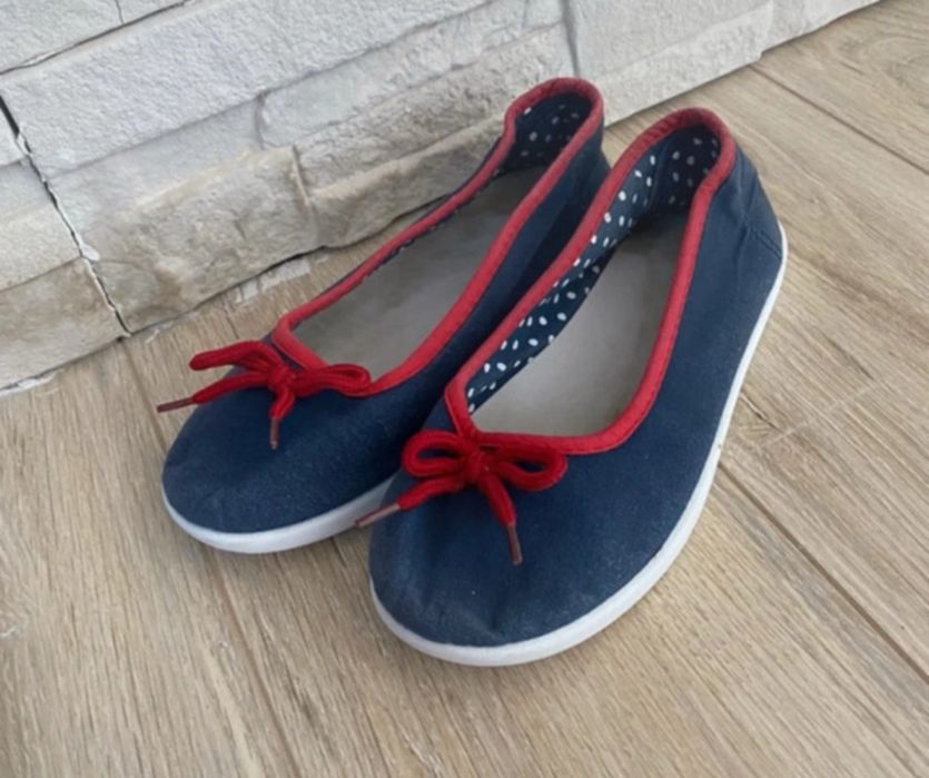 Buty baleriny ccc granatowe
