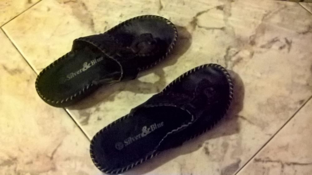 Sandálias Silver & Blue