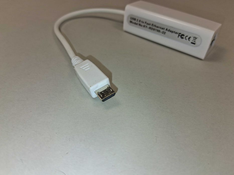 N221 Adapter Micro USB Na RJ45 LAN Ethernet KartaSieciowa Fast USB 2.0