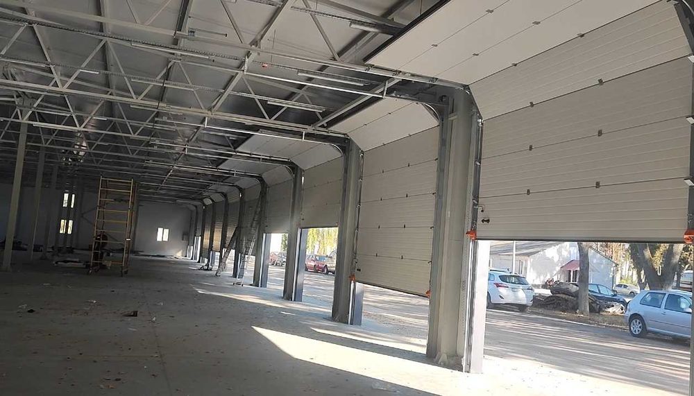 Промислові секційні гаражні ворота автоматизовані (працюємо з ПДВ)