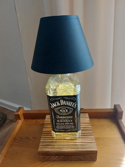 Jack Daniels - lampka nocna - lampka z butelki Dobrzyniec • OLX.pl