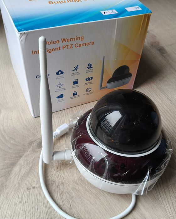 Dwuzakresowa obrotowa kamera WiFi i POE 5 MP / 2.4G 5G