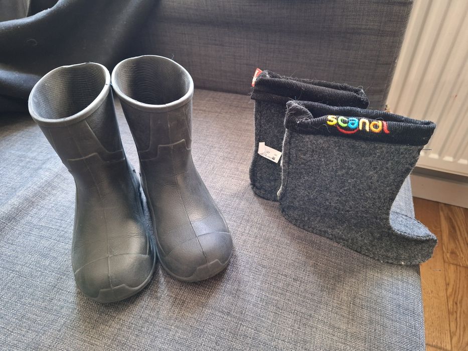 Kalosze piankowe Lemingo z ocieplaczem 27