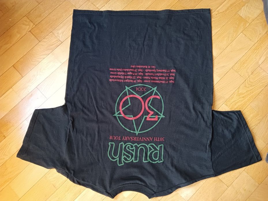 Unikat koszulka Rush tour L/XL tshirt oryginal merch moving pictures
