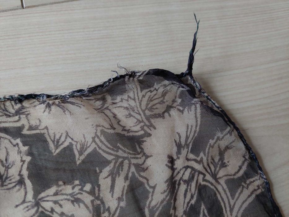 Apaszka cienka chusta czarna w stylu boho etno