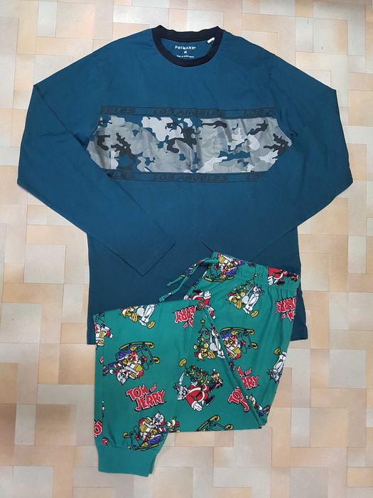 Домашний комплект, пижама котон-велюр Primark Том и Джерри М р-р