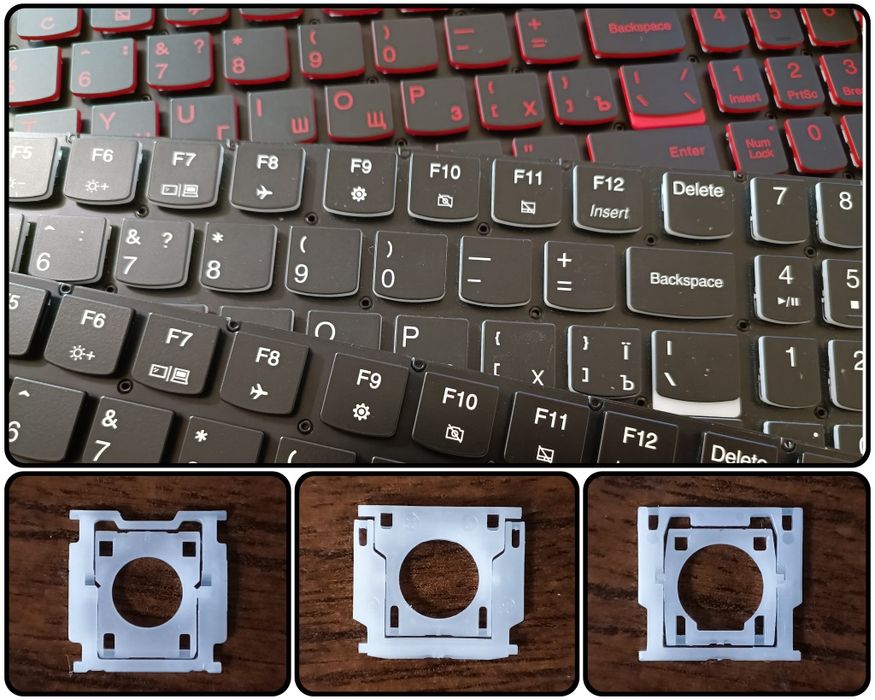 Кнопки, клавіші, механізми Lenovo для клавіатури ноутбука поштучно