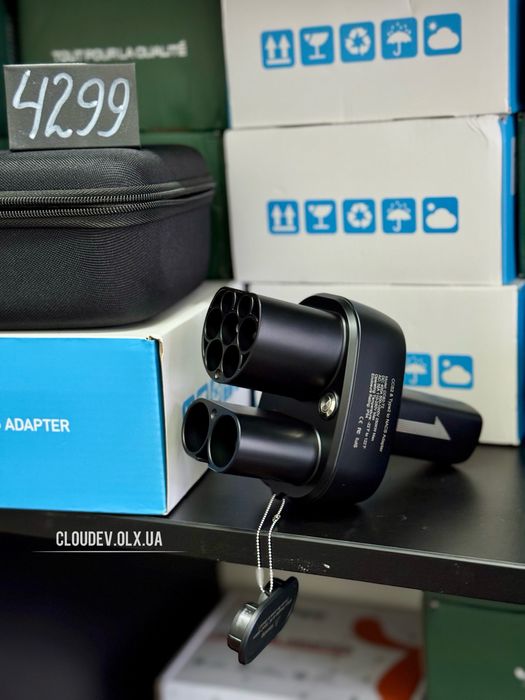 Tesla CCS2 Type 2 Combo нова модель покращений фабричний перехідник