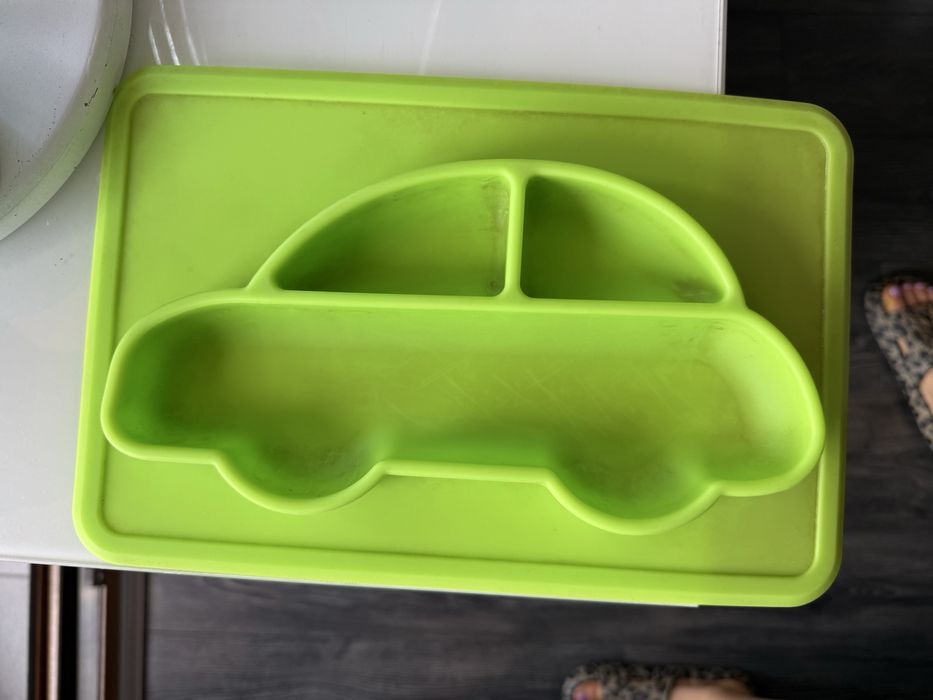 silikonowy talerz dla dzieci BLW do karmienia
