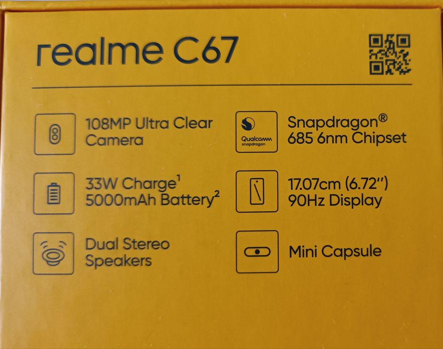 Telefon smartfon Realme C67 jak nowy