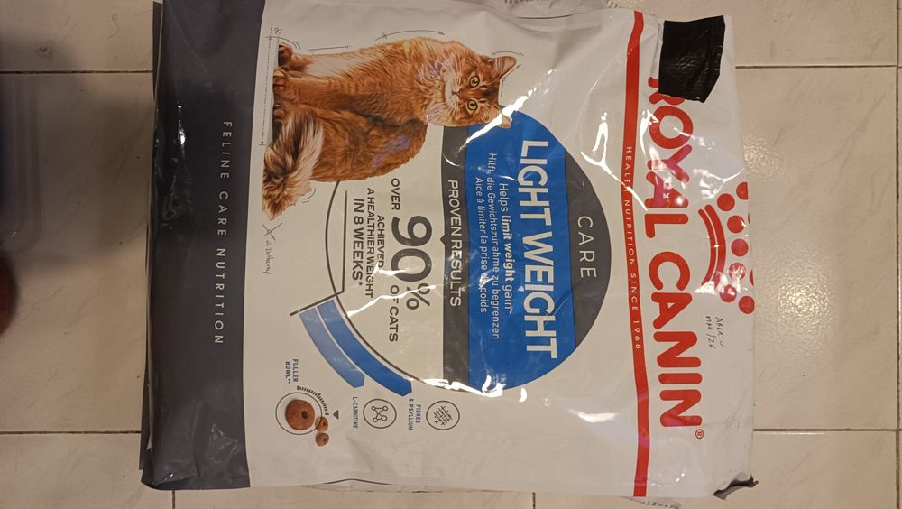Ração seca gato Royal Canin lightweight gato