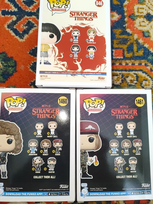 Продаж Funko pop по Дивним Дивам(Stranger Things): Nancy 1460, Robin 1461