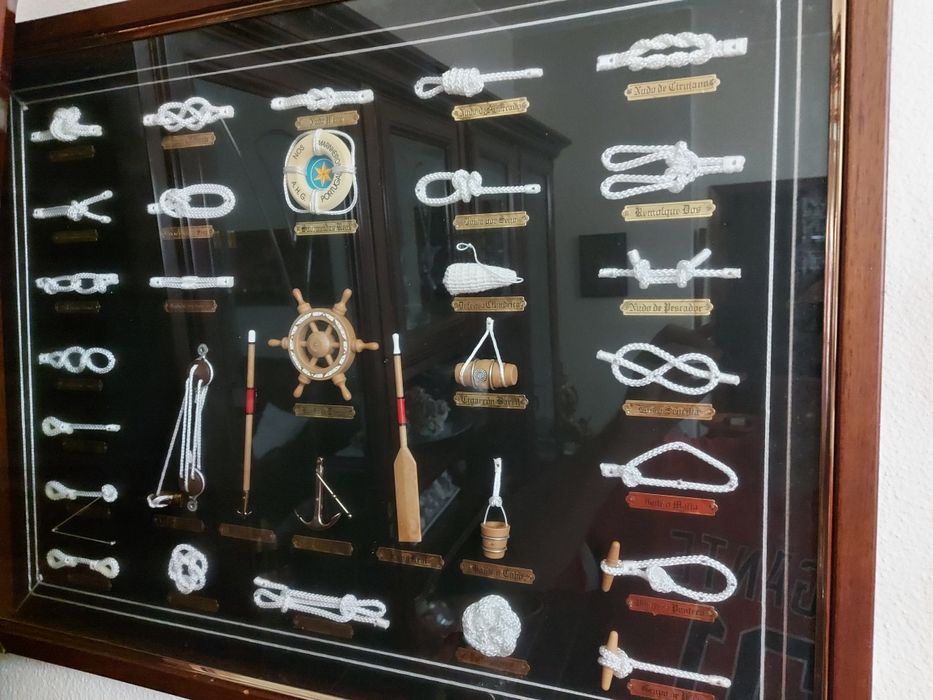 Quadro de utensílios de marinheiro