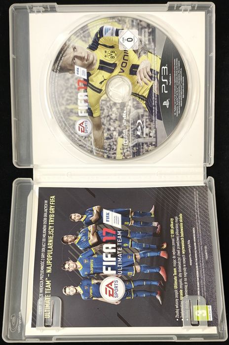 FIFA 17 PL Dubbing na PS3 Komentarz po polsku Gra 100% Sprawna Komplet 3xPL