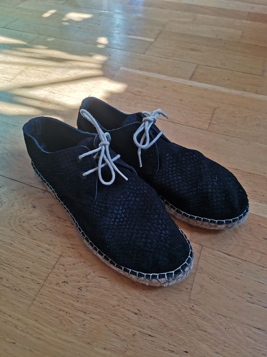 Wygodne espadryle czarne 40