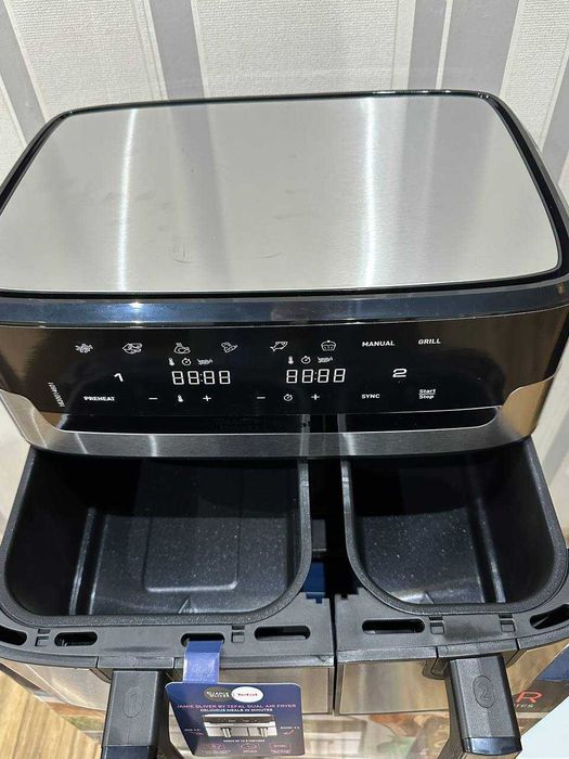 Мультипіч (Аерогриль) TEFAL Dual Easy Fry & Grill Air Fryer