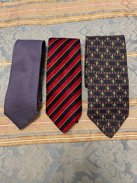 3 Gravatas 100% seda marcas Neck Dress, Carlo Colombo e Stefano Balli