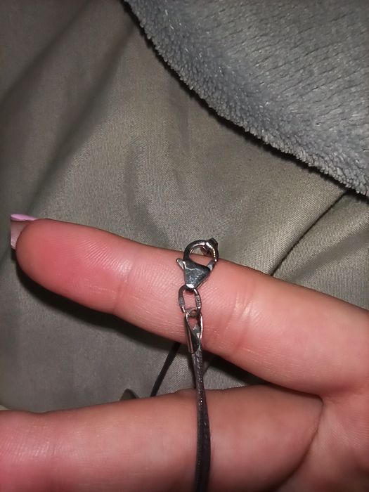 Срібний браслет з кулончиком