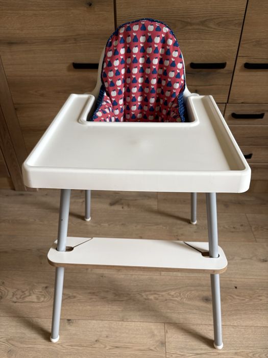 Krzesełko do Karmienia Ikea + Podnóżek + Poduszka
