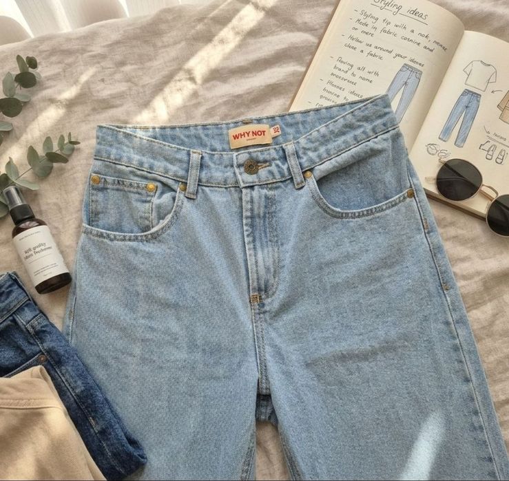 Стильні світло-блакитні джинси "WHY NOT"

Продам абсолютно нові джинси