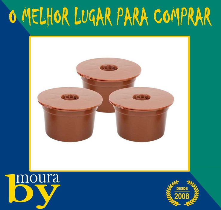 3 Cápsulas Café Reutilizáveis Pongo Doce
