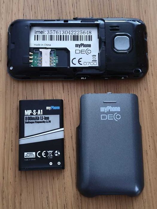 Telefon dla seniora MyPhone DECO - stacja bazowa - komplet