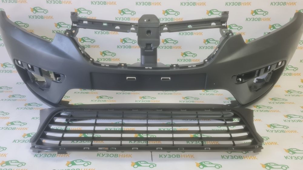 Передній бампер Logan II 2017-2022 бампер Логан 2 передний рестайлинг