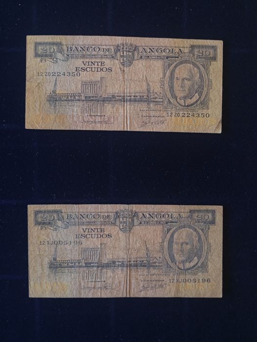 Notas das ex colónias portuguesas Angola