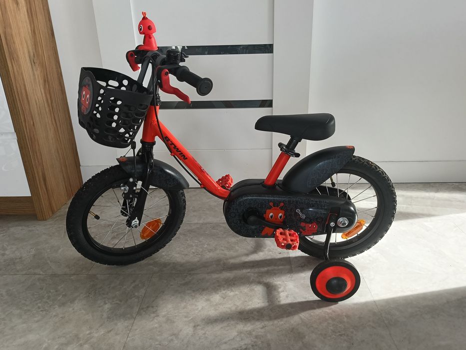 Rowerek z bocznymi kołami 14'' dla 3-6 latka