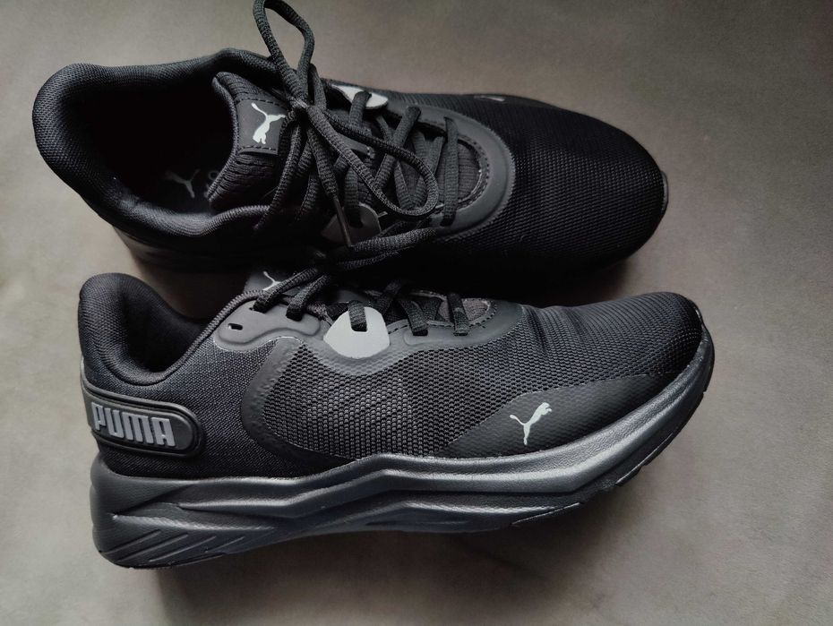 Кросівки кроссовки puma soft foam+ 42.5 27.8 см сетка чорні